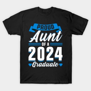 Proud Aunt of a 2024 Graduate T-Shirt